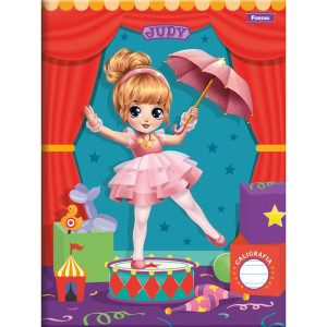 Caderno Caligrafia Judy 40fls