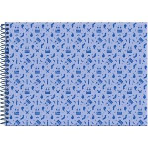 Caderno Desenho Univ Capa Dura Aventurinos 80fls-126244-39841