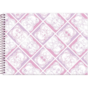 Caderno Desenho Univ Capa Dura Doll 80fls-126258-93017