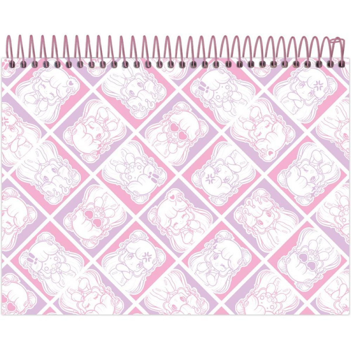 Caderno Desenho Univ Capa Dura Doll Para Colorir 24fls-126259-67547