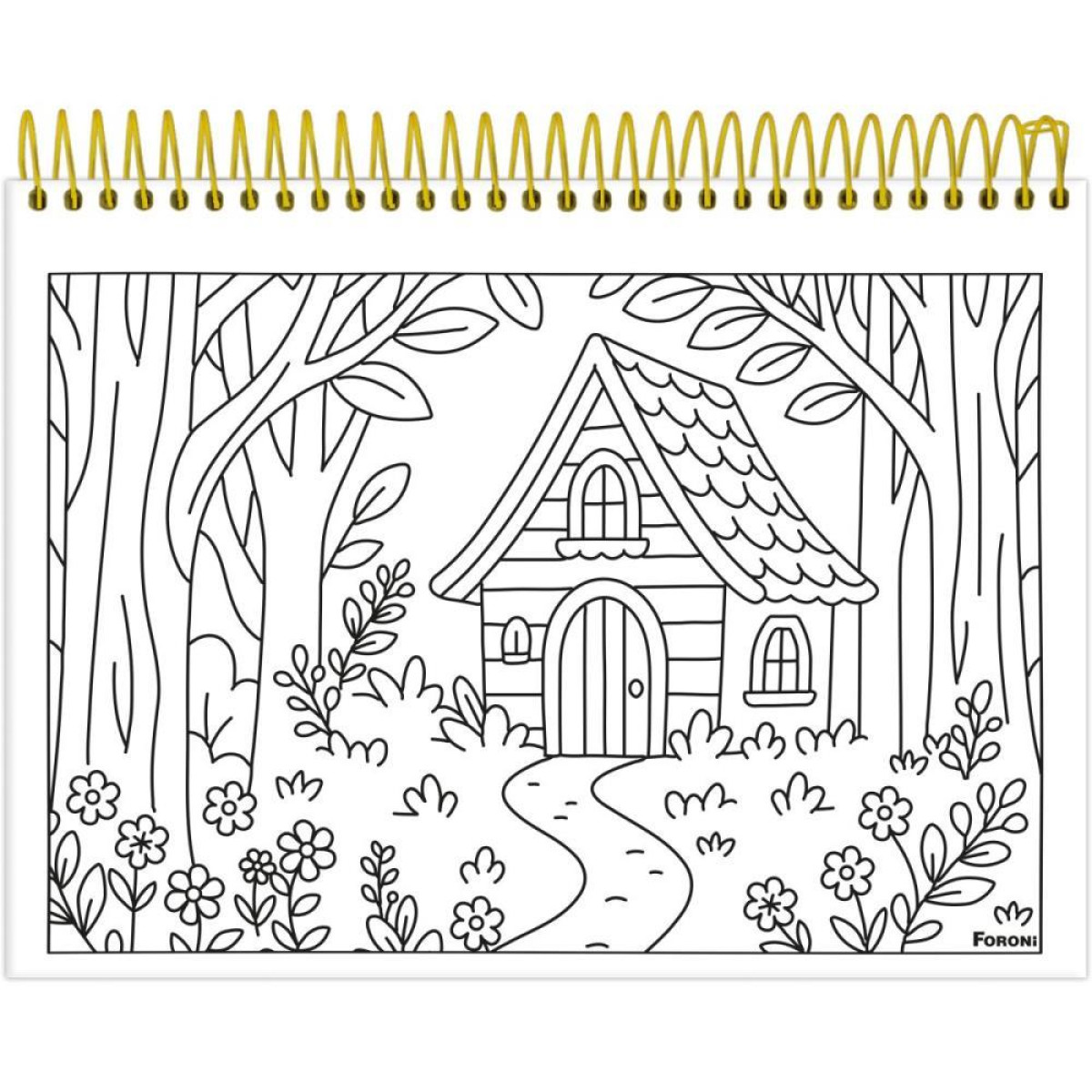 Caderno Desenho Univ Capa Dura Milly Para Colorir 24fls-126275-94954