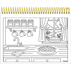 Caderno Desenho Univ Capa Dura Milly Para Colorir 24fls-126275-86648