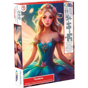 Quebra-cabeca Cartonado Fantasia 300 Pecas