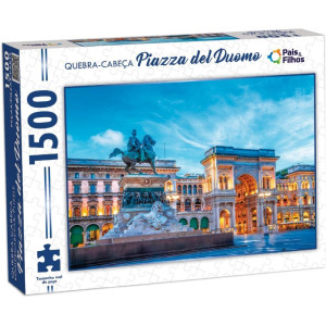 Quebra-cabeca Cartonado Piazza Del Duomo 1500 Pecas