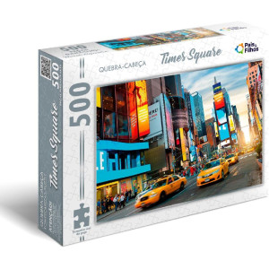 Quebra-cabeca Cartonado Times Square 500 Pecas