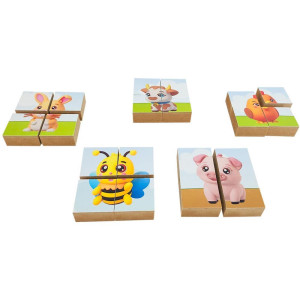 Quebra-cabeca Madeira Meu Primeiro Q.cabeca Fazendin-126308-18741