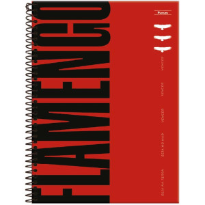 Caderno 01x1 Capa Dura Flamengo Fit 80fls-126330-92426