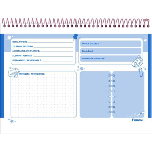 Caderno Desenho Univ Capa Dura Ternuritas Meia Pauta 40f-126329-47113