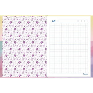Caderno Quadriculado 1/4 1x1cm 40f Ternuritas-126327-42876