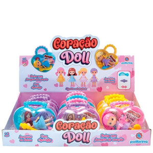 Boneca Coração Doll 2024 Polibrinq Faz De Conta Kb010 Infantil