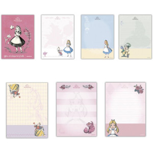 Bloco Papel De Carta Alice In Wonderland70g 179x241