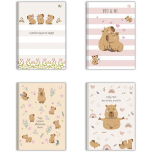 Caderno 10x1 Capa Dura Capycuties 160f