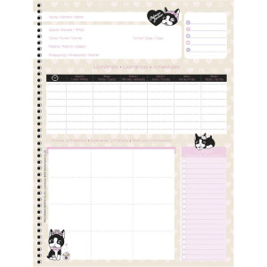 Caderno 15x1 Capa Dura Rebecca Bonbon 240f-126351-30424