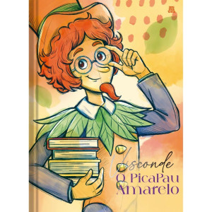 Caderno Brochura 1/4 Capa Dura O Pica Pau Amarelo 80f-126357-21241