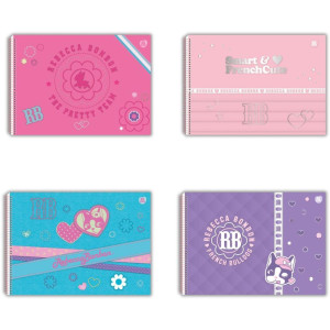 Caderno Desenho Univ Capa Dura Rebecca Bonbon 60f