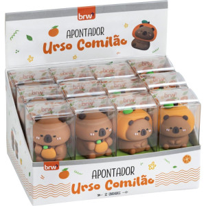 Apontador Sem Deposito Urso Comilao Plastico (s)-125949-93249