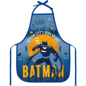 Avental Escolar Decorado Batman Pvc