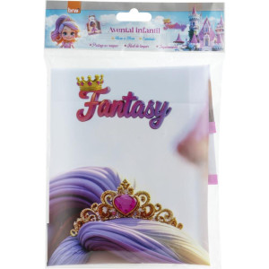 Avental Escolar Decorado Fantasy Infantil-125933-57254