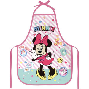 Avental Escolar Decorado Minnie Kids Pvc 390x490mm-126452-89276