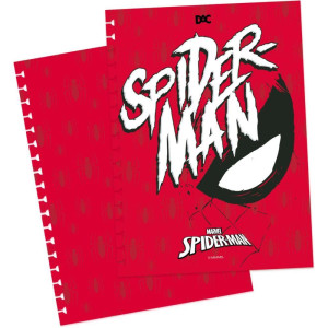 Caderno 01x1 Capa Dura Homem Aranha Smart Univ.c/elast 80f-126432-50711