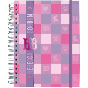 Caderno 01x1 Capa Dura Rebecca Bonbon Smart Univ.c/elast.80f