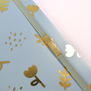 Caderno A5 Lilas Espiral Pp 80f-126463-25186