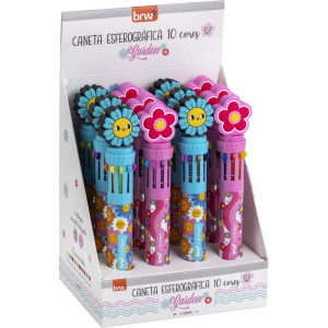 Caneta Esferografica Divert Garden 10 Cores 0.7mm (s)-125955-63054