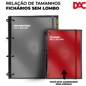 Fichario Colegial 1/4 Harry Potter C/elastico 144f-126422-76218