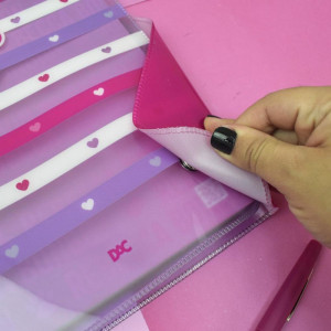 Fichario Colegial 1/4 Rebecca Bonbon Fecho Botao 192f-126413-49836