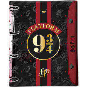 Fichario De Pvc Harry Potter Univ.fecho Botao 192f