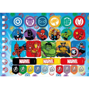 Livro De Colorir Avengers 48f. C/adesivos-126438-76015