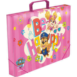 Maleta Plastica Com Alca Decor Patrulha Canina Fem. 40mm-126458-65929