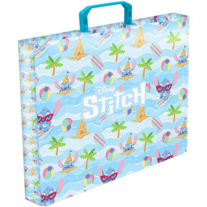 Maleta Plastica Com Alca Decor Stitch Kids 40mm-126449-88695