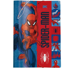 Pasta Aba Elastica Plastica Homem Aranha S/lombo