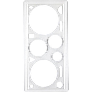 Regua Plastica Espirografo 20cm (s)-125936-94565