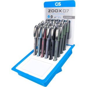Caneta Esferografica Cis Zoox D7 1.4mm Tinta Preta-123947-64127