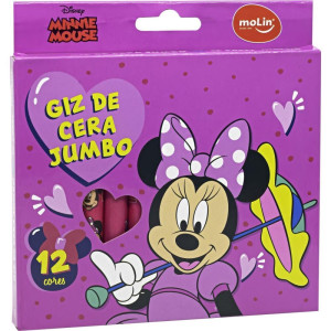 Giz De Cera Jumbo Minnie 12 Cores-125711-25553