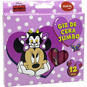 Giz De Cera Jumbo Minnie 12 Cores-125711-26340