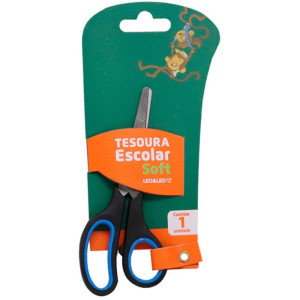 Tesoura Escolar Soft 14cm Para 3 Dedos (s)-126006-28142