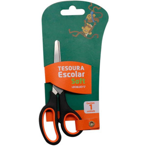 Tesoura Escolar Soft 14cm Para 3 Dedos (s)