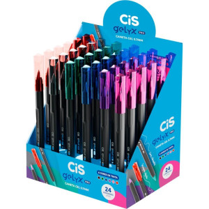 Caneta Gel Cis Gelyx Pro 0.7mm 5 Cores (s)-123967-81882