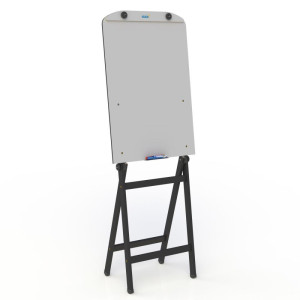 Cavalete Para Flip-chart Mdf Cor Carvalho Soft 1,67m