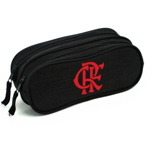 Estojo Duplo Flamengo Preto