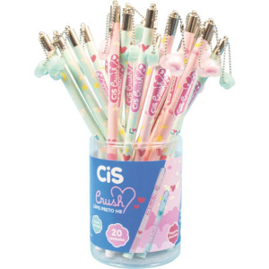 Lapis Preto Redondo Decorado Cis Crush C/pingente 2 Mod (s)-123974-11131