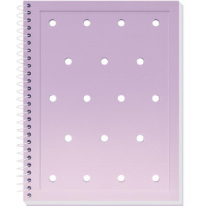 Caderno 10x1 Capa Dura Charms Lilas 160fls-125546-60197