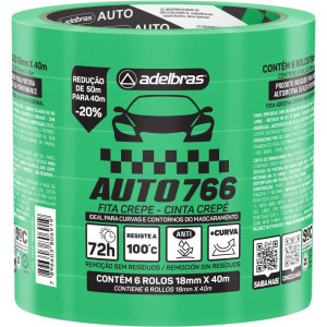 Fita Crepe 766 Automotiva 18mm X 40m Verde-126045-70571
