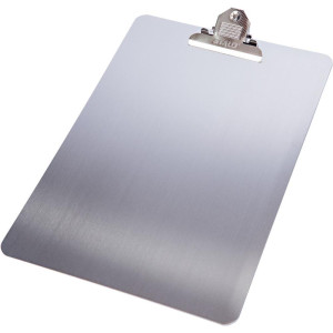 Prancheta Aluminio Oficio C/prendedor Metal