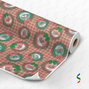 Tnt Estampado 1,40m 40g Natal Guirlanda