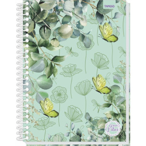 Caderno 01x1 Capa Dura Green Vibes 80fls-125549-42602