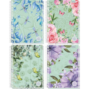 Caderno 01x1 Capa Dura Green Vibes 80fls-125549-70232